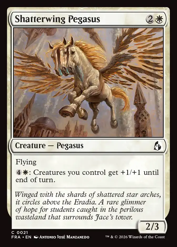 <p>Flying</p><p>{4}{W}: Creatures you control get +1/+1 until end of turn.</p>