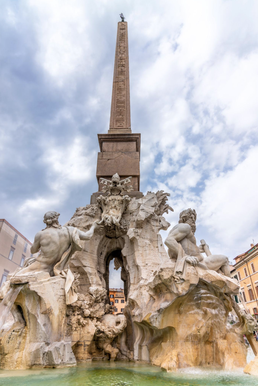 <p><span style="color: green;">Fountain of the Four Rivers - Bernini</span></p>