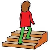 <p>to climb</p>
