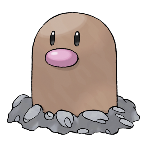 <p>What type is Diglett?</p>
