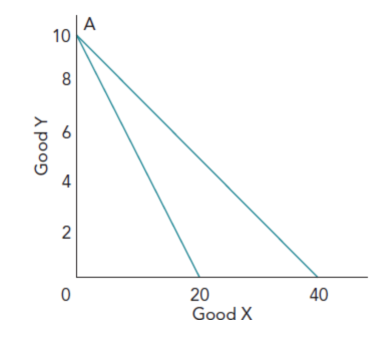 <p>Change in Price of a Good (Budget Line)</p>