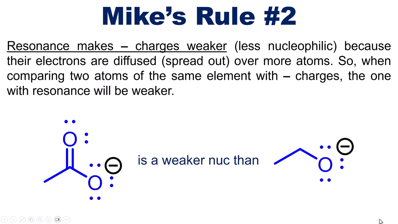 <p>less nucleophilicity </p>