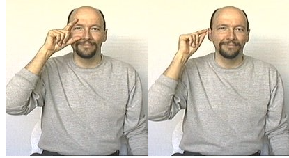 <p>use two hands to hold rim of glasses</p>