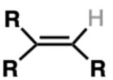 <p>how is this alkene substituted?</p>
