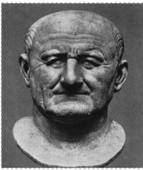 <p>Came from modest background</p><p>Gained prominence as a military commander</p><p>Restored Rome’s finances and launched building projects (Colosseum)</p><p></p>