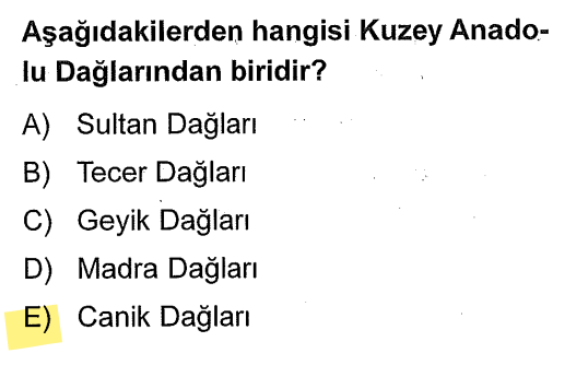 <p>Samsun gerisinde uzanan Canik Dağları, Kuzey Anadolu Dağ silsilesinin Orta Karadeniz bölümündeki parçasıdır.</p>