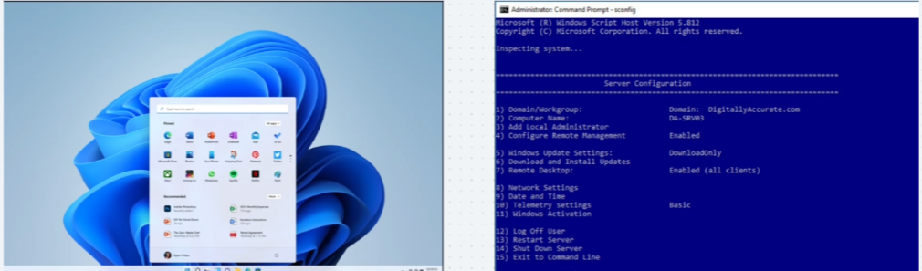 <p>The OS provides a way for users to interact:</p><p>GUI:</p><p><strong>Graphical User Interface</strong></p><p>(Windows, macOS, Linux)</p><p></p><p>CLI:</p><p><strong>Command Line Interface</strong></p><p>(Linux terminal, Windows CMD)</p><p></p><p>Both are <strong>important</strong> for <strong>IT professionals</strong>.</p>
