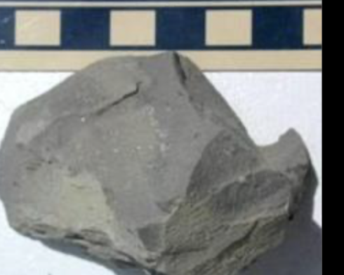 <p>very fine-grained sedimentary rock that will NOT easily split into sheets</p>