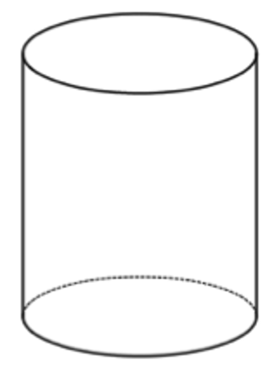 <p>=πr²h</p>