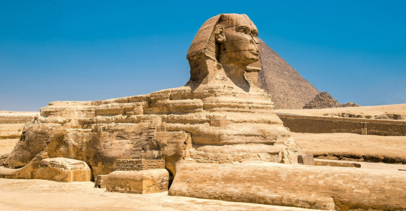 <p><span style="background-color: transparent;">4.15 The Great Sphinx, Giza, Egypt, 2558–2532 BCE. 60 × 240 ft. (18.29 × 73.15 m).</span></p>