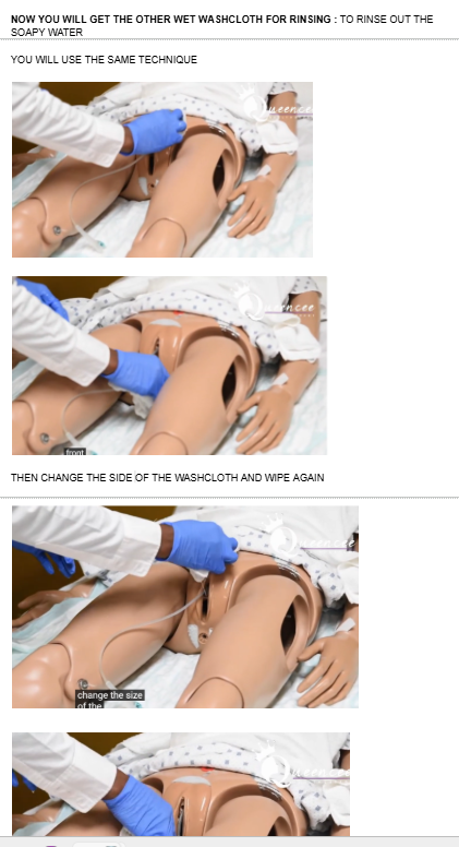 <p><span style="background-color: transparent;">THEN CHANGE THE SIDE OF THE WASHCLOTH AND WIPE AGAIN <strong>[YOU WILL REPEAT THIS PROCESS SEVERAL TIMES]</strong></span></p><p></p><p><span style="background-color: transparent;"><strong>Do it 4 centimeters away</strong></span></p>