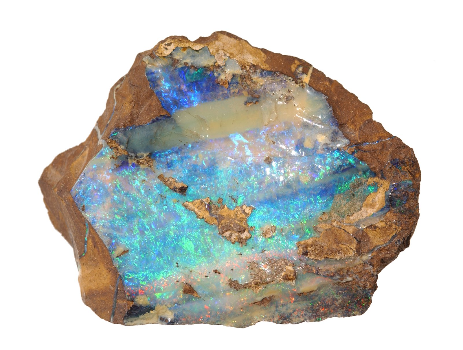 <p><span>The <strong>"play of colors"</strong> in precious opal is primarily caused by which phenomenon?</span></p>