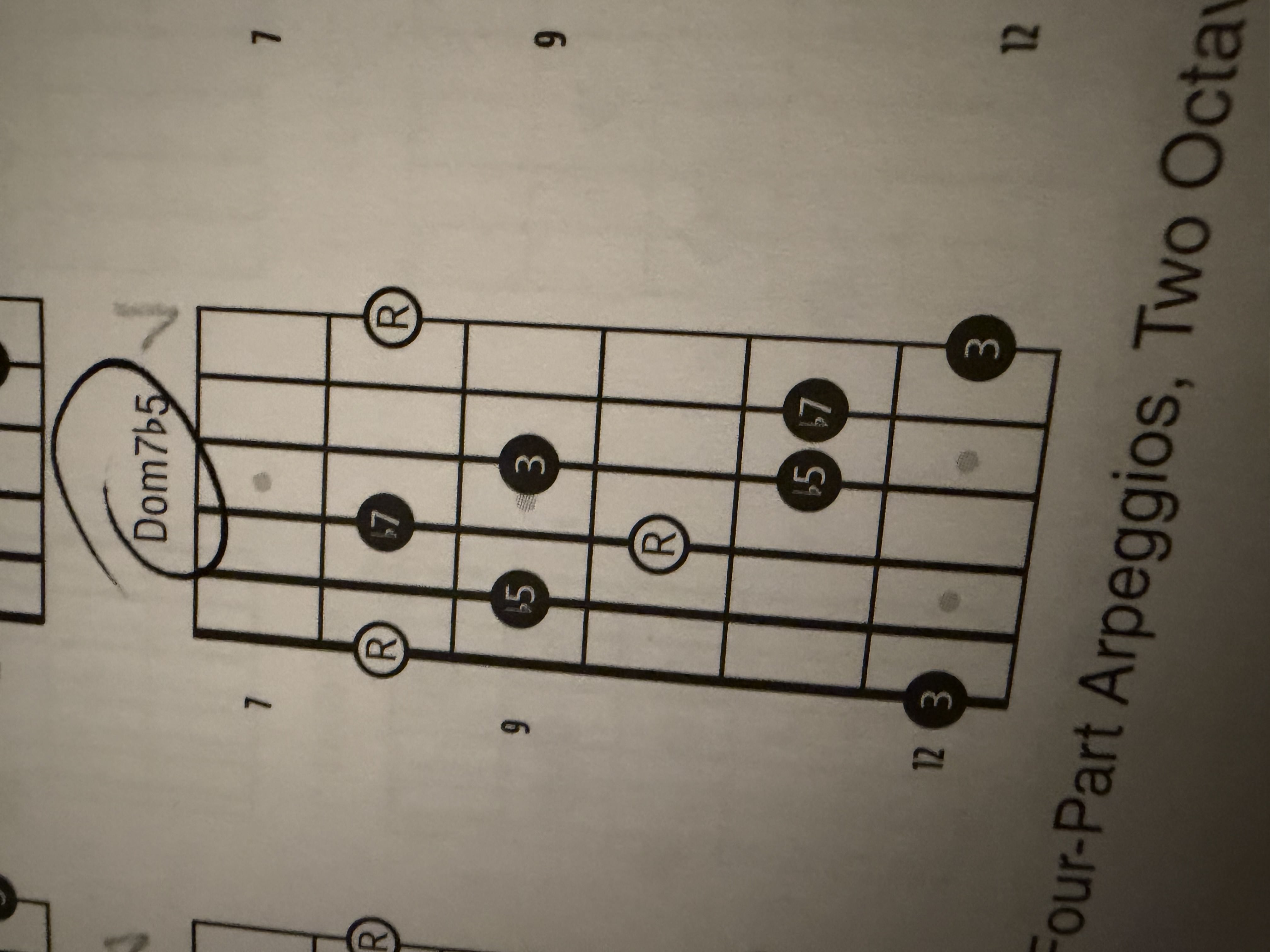 <p>Dom7b5 Arpeggio</p>