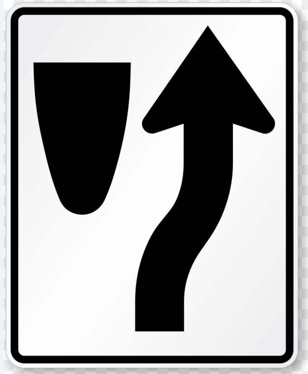 <p>Keep Right Sign</p>