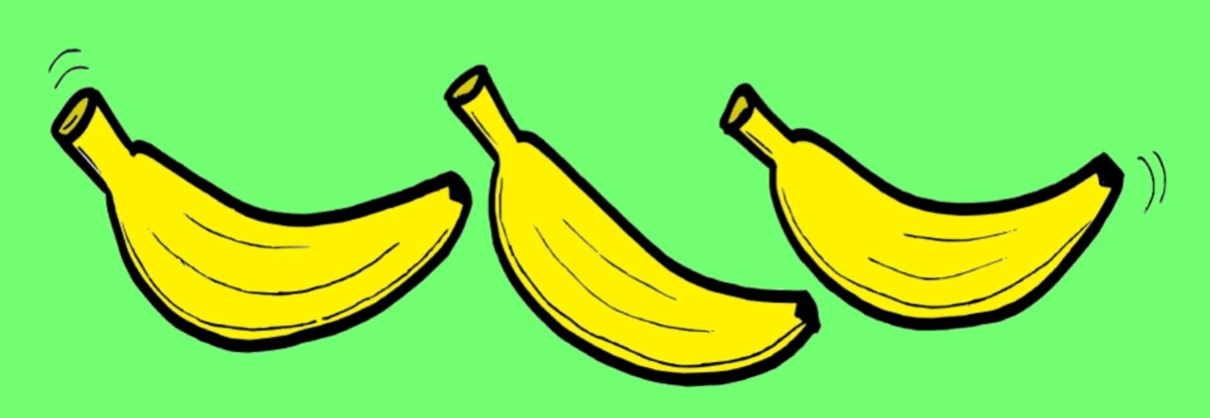 <p>Sie essen Bananen</p>