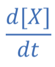 <p>Rate at a specific moment in time</p><p>Found from the slope of the tangent line at that point on a concentration-vs.-time graph.</p>