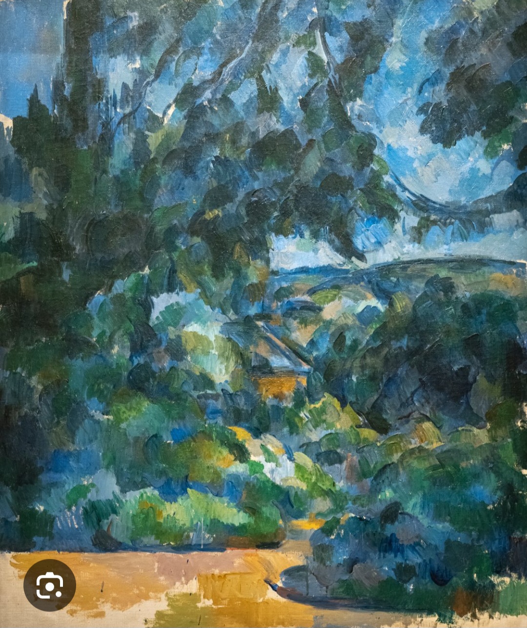 <p>De Paul Sezanne.</p><p class="has-focus">Tous deux considéraient le bleu comme la couleur du volume et de la distance.</p>