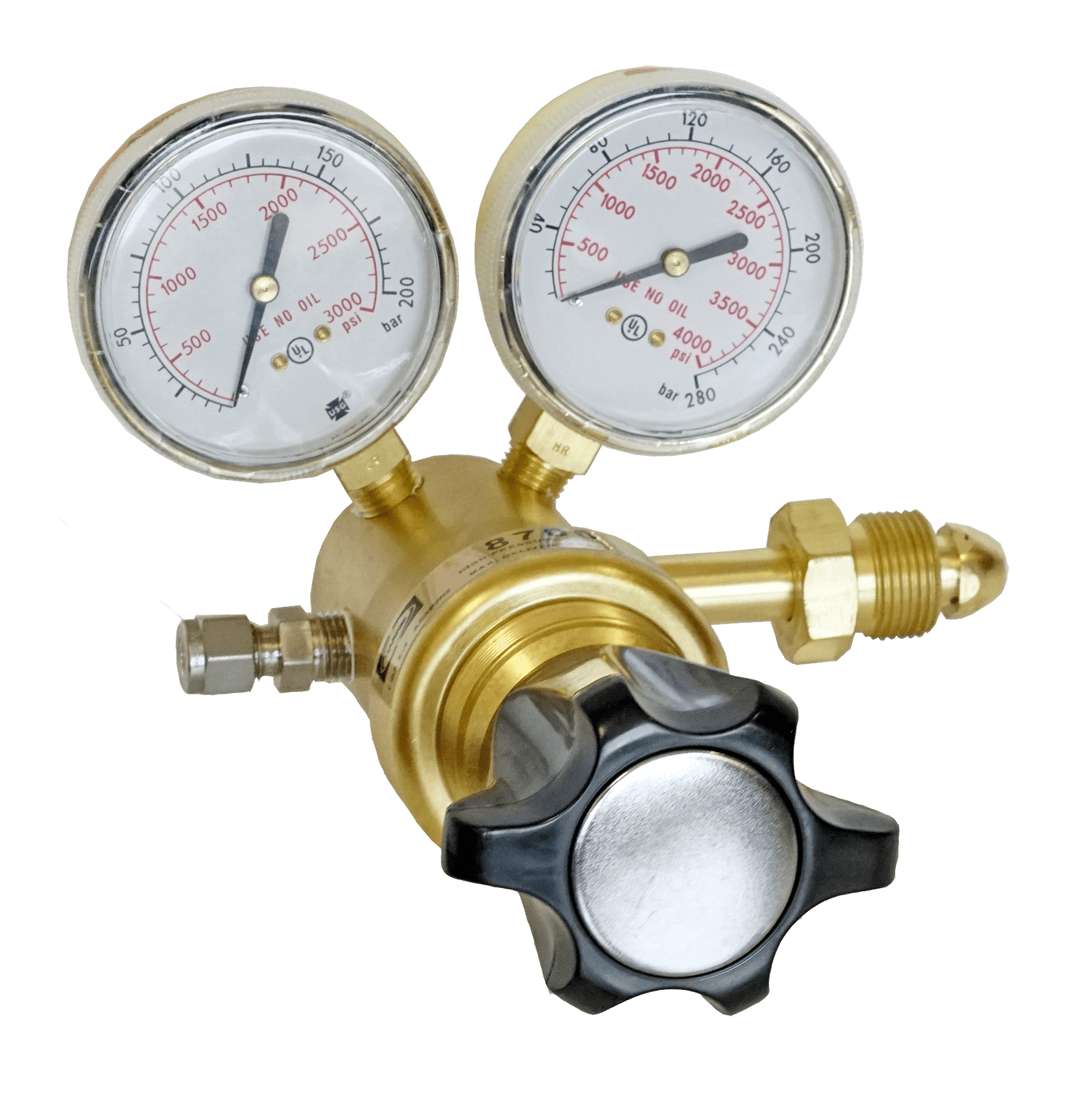 <p>pressure regulators a.k.a reducing valves</p>