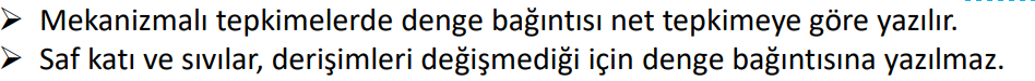 <p>Denge sabiti</p>