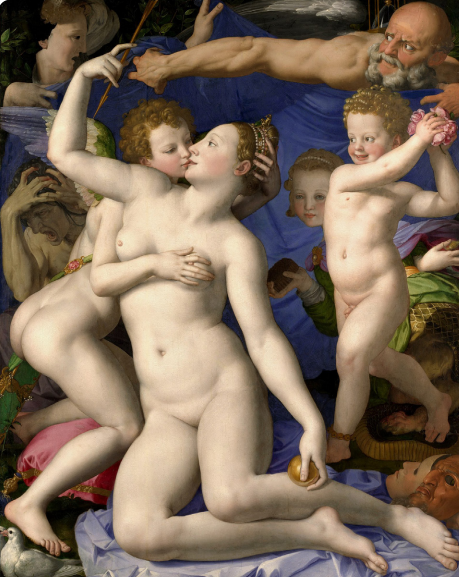 <p>Beelt seksualiteit van de vrouw niet af <em>(er is geen schaamhaar)</em></p>