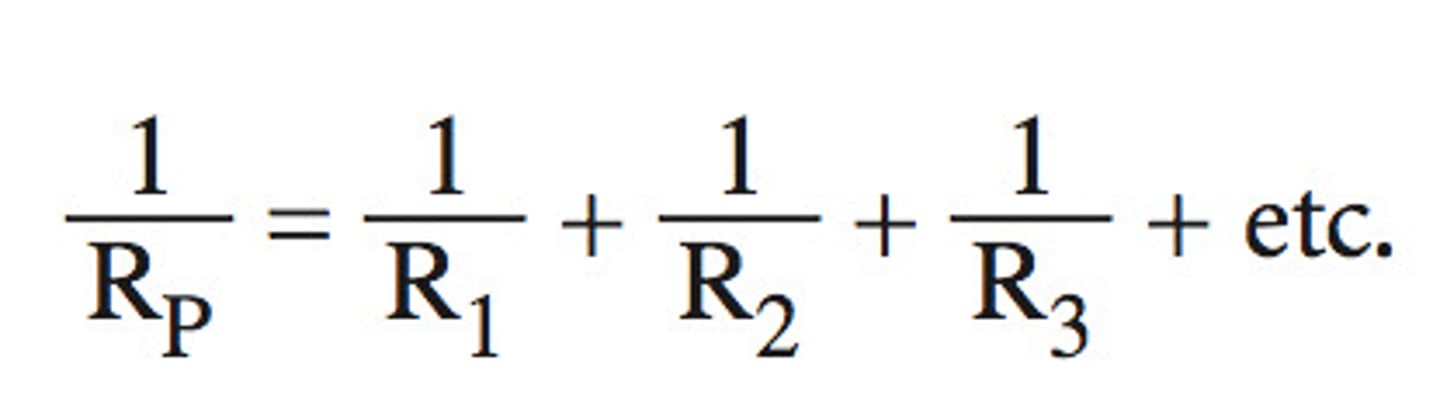 <p>Vp = V₁ = V₂ = V₃ = etc.</p>