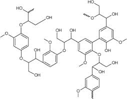 <p>= aside from cellulose and hemicellulose the most important type of biomass in nature</p><ul><li><p>contains a lot of aromatic residues, while cellulose and hemi-cellulose don’t (they’re composed of sugars)</p></li></ul><p></p>