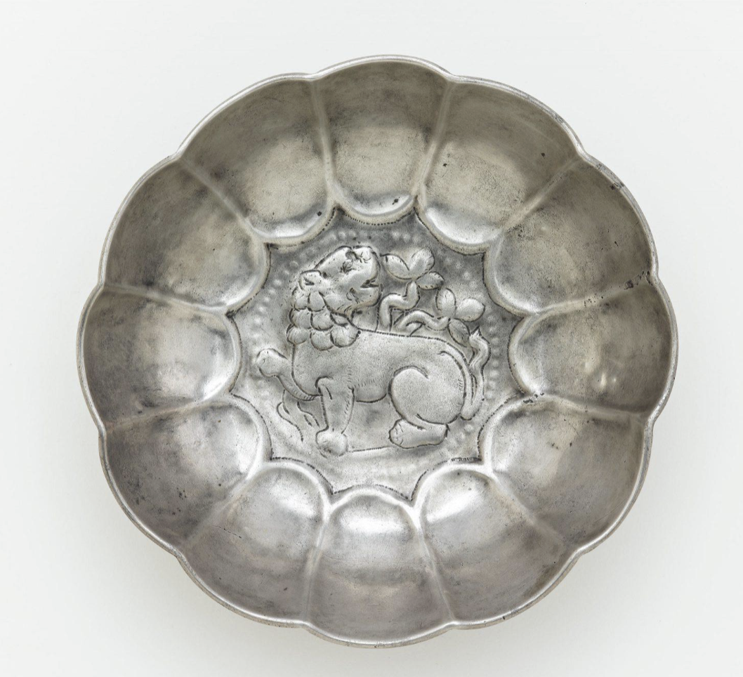 <p>Lobed bowl (Sogdian metalwork)</p>