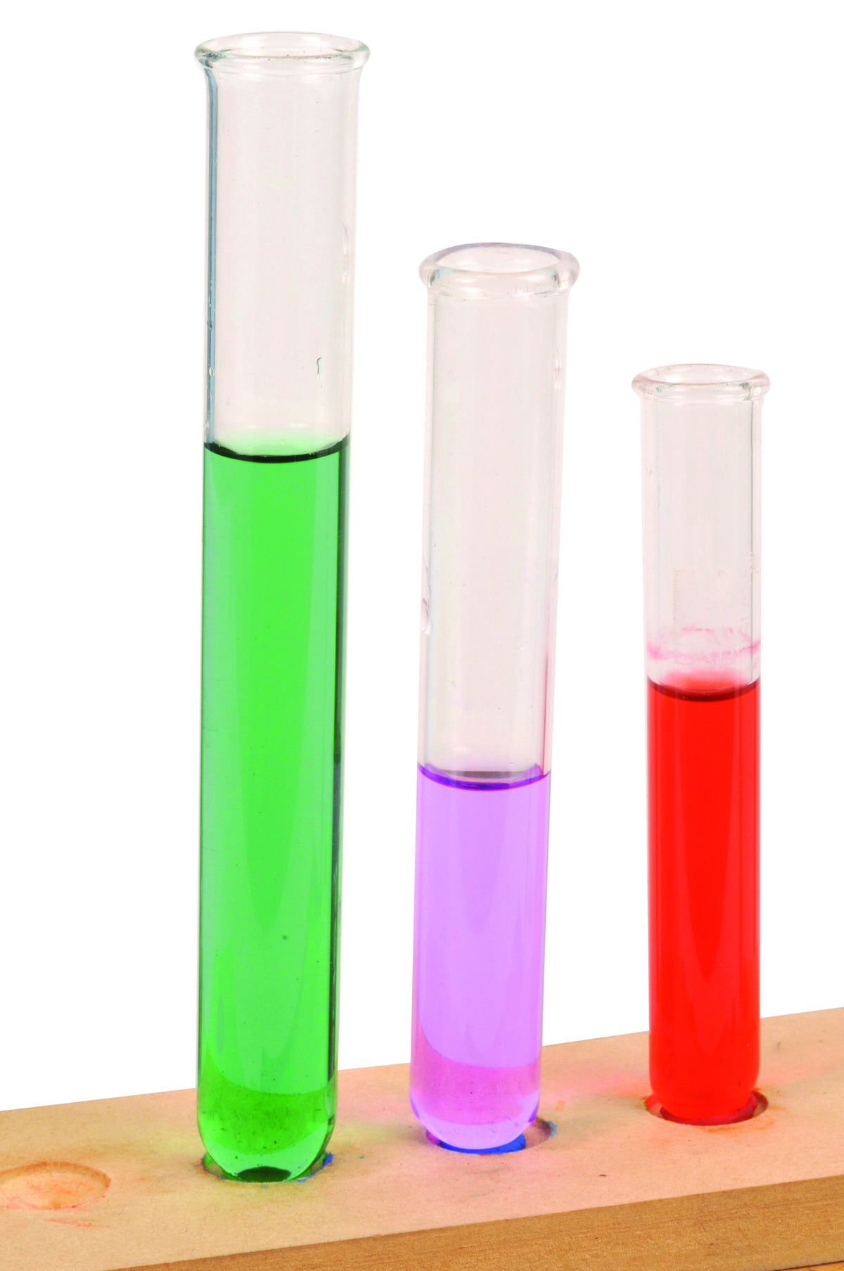<p>A test tube is a cylindrical glass or plastic container used to hold, mix, or heat small amounts of liquids or solids.</p>