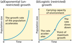 <p>How a population changes in size over a specific period of time</p>