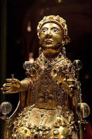 <p>Pilgrimage object; relic veneration.</p>