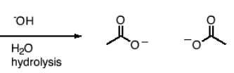 <p>Hydrolysis. Anhydride breaks at center O, and leaves O- on each carbon attached to the center O.</p>