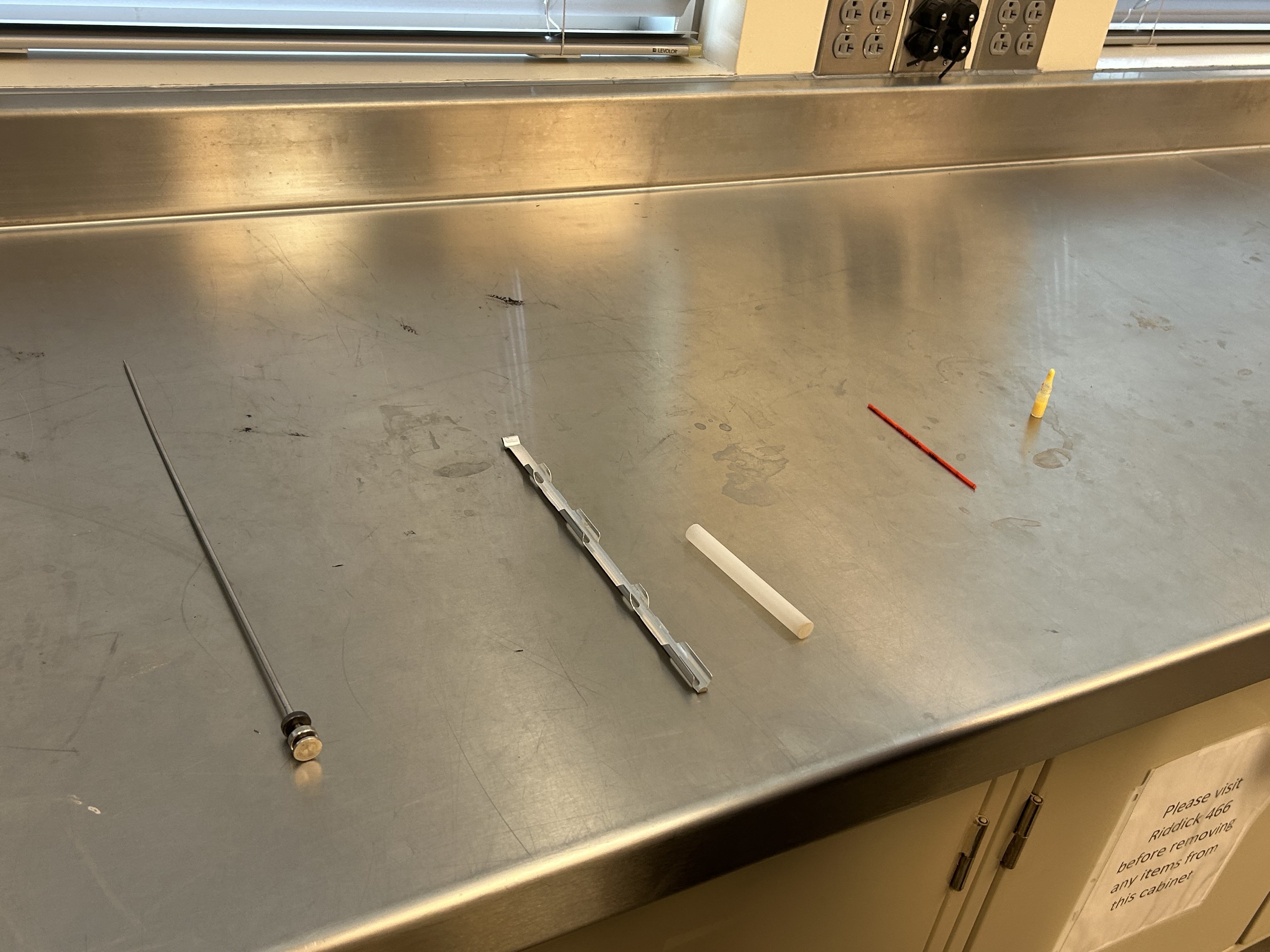 <p>Lab Equipment Table</p>