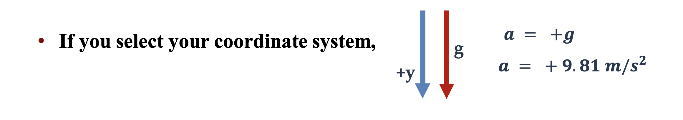 <p>+9.81 m/s².</p>