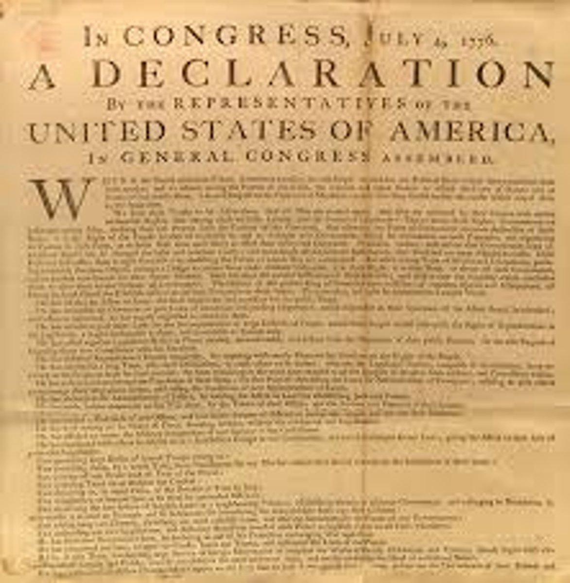 <p>July 4, 1776</p>