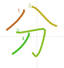 <p>...ふん (...ぷん)</p>