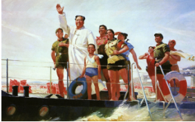 <p><span style="background-color: transparent;">Jiang Qing demanded that art produced during the Cultural Revolution be what three things? Explain why the work pictured below met her criteria.</span></p>