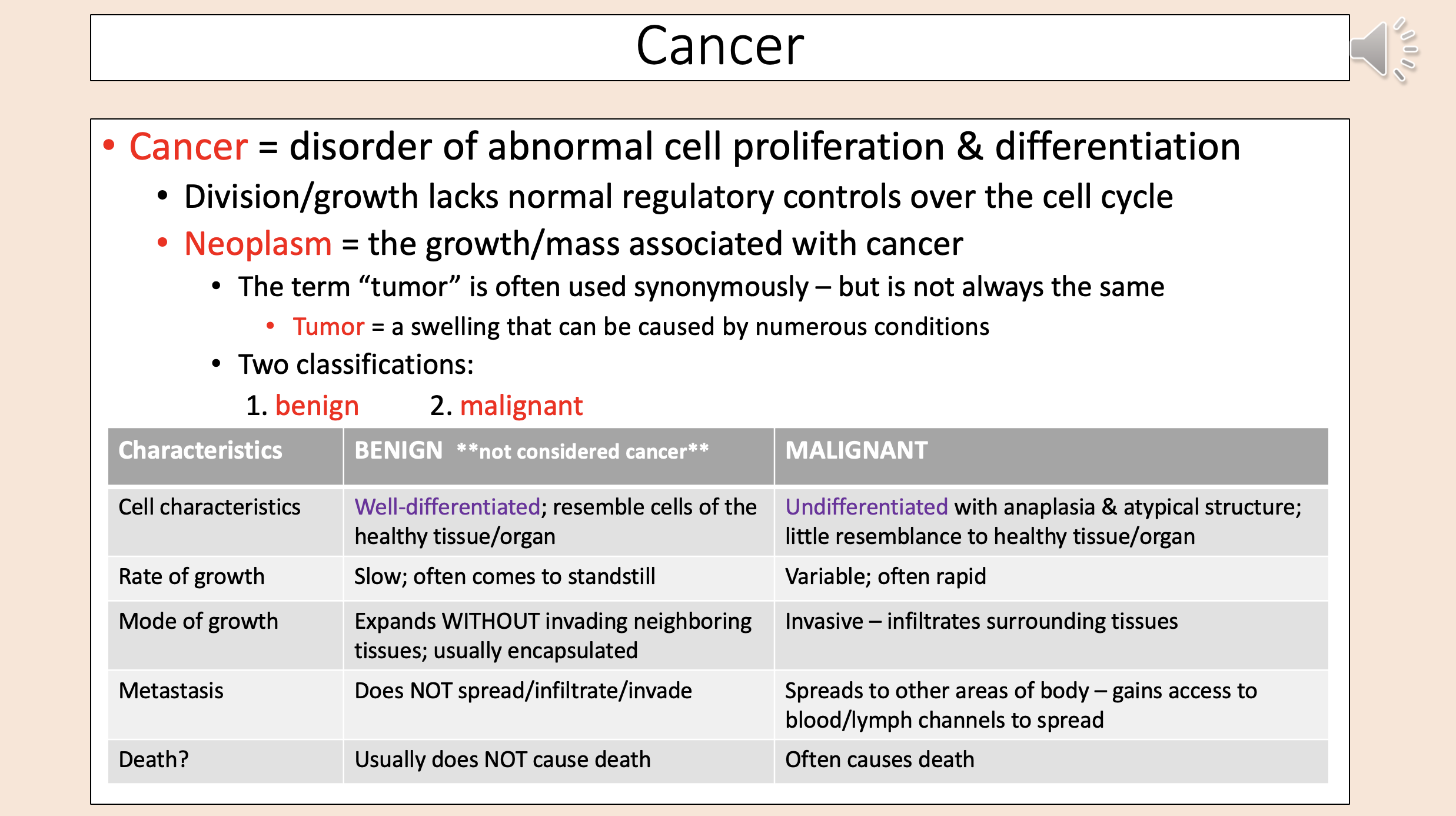<p><span style="color: rgb(255, 0, 0);">malignant</span></p>