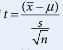 <p>A t-distribution with n −1 degrees of freedom</p>
