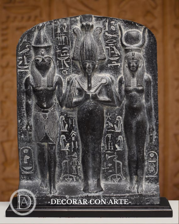 <p>Stone Statuary - designed to benefit divine (egypt)</p>