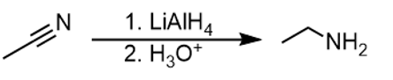 <p>Adds NH<sub>2</sub></p><p>Carbon conserved, keep track of it</p><p>Strong reducer</p>