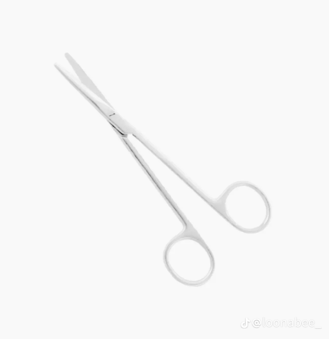 <p> An instrument used for cutting delicate tissue and blunt dissection.</p>