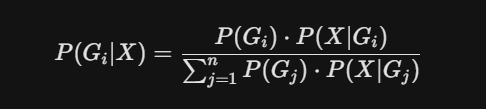 <p>Bayes' Formula</p>