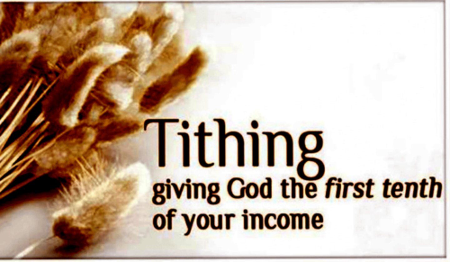 <p>A tax from the church. In the case of the Catholic church it was 10%</p>