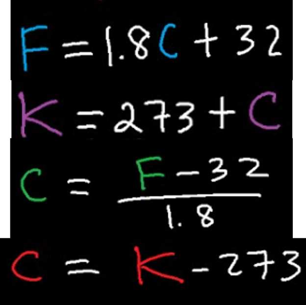 <p>Temperature: the measure of the average amount of kinetic energy a system contains</p>