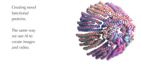 <p>● Type in protein along with its following properties</p><p>○ “Generate protein”</p><p>● Creating novel functional proteins</p>