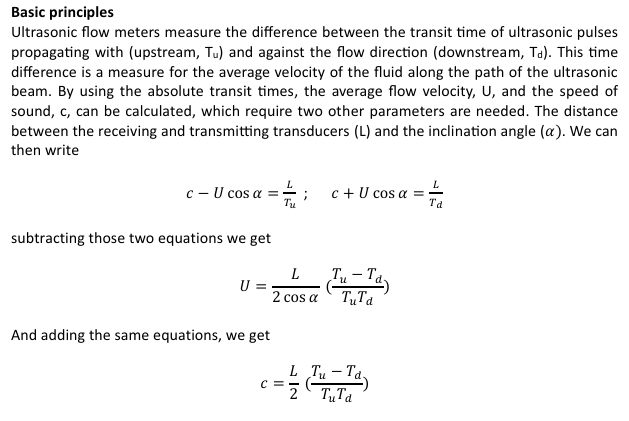 <p>c=L/2 ((Tu-Td)/TuTd)</p>