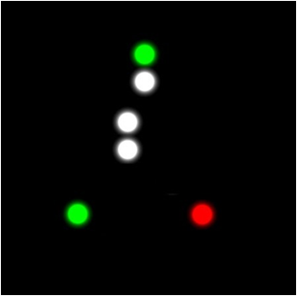 <p><span style="font-family: "Arial Black";"><strong>Pitada larga seguida de dos cortas</strong></span></p>