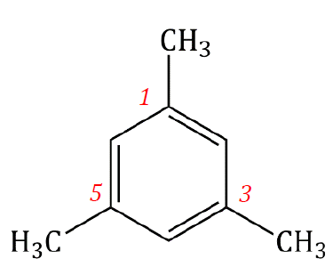 <p>C9H12 - 1,3,5-триметилбензол</p>