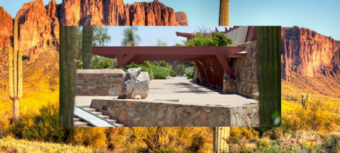 <p>Benoem term bij deze taliesin west woning </p>