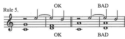 <p>As long as there is some kind of imperfect consonance at the point of resolution.</p>